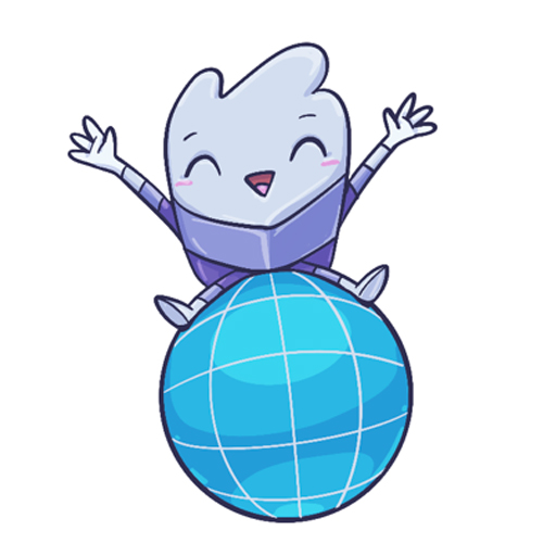 El the Mascot on top of the internet